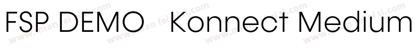 FSP DEMO   Konnect Medium Regular字体转换